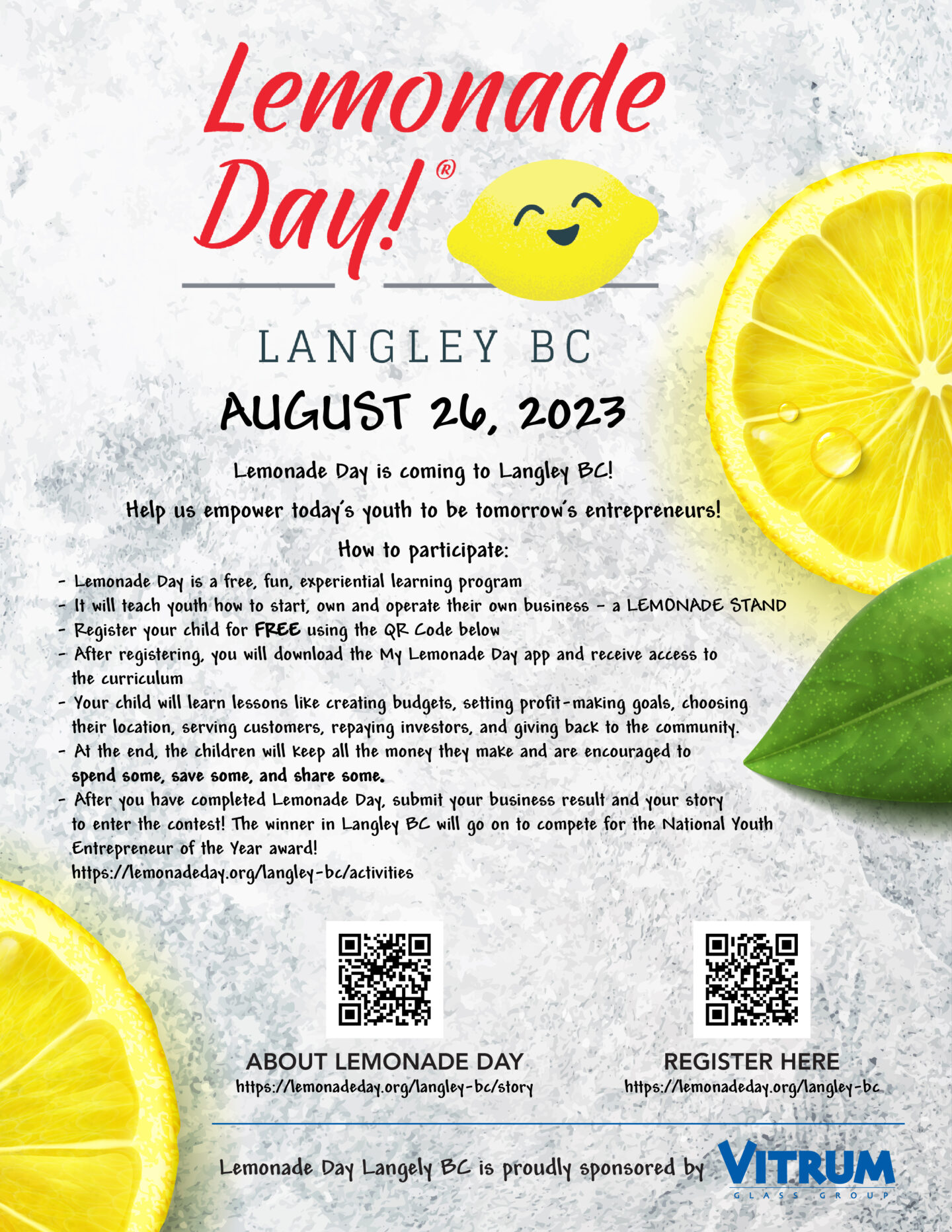 Lemonade Day! Langley, BC VITRUM™ Glass Group