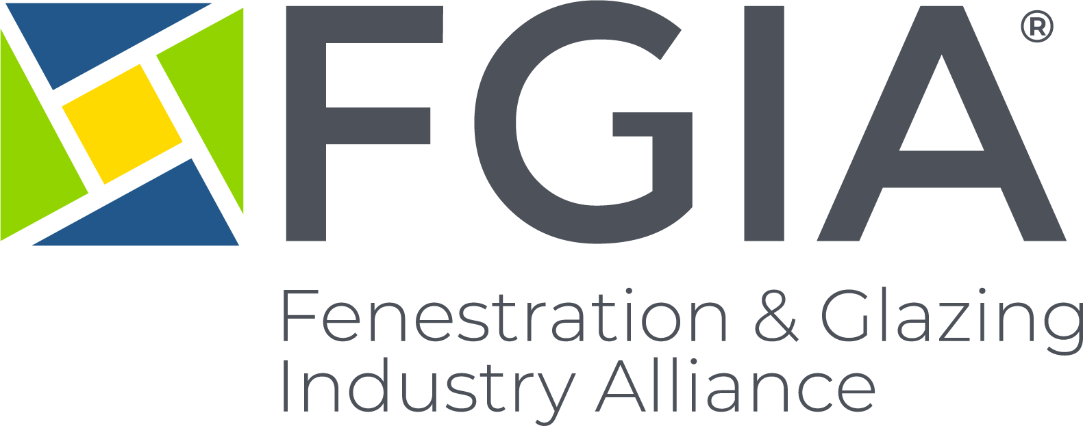 Logo for Fenestration & Glazing Industry Alliance (AAMA + IGMA)